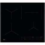 AEG 5000 Series, Hob2Hood, plotis 59 cm, juoda - Įmontuojama indukcinė kaitlentė