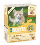 BOZITA Fresh Menu Kitten Chunks in sauce - &scaron;lapias kačių maistas - 370g