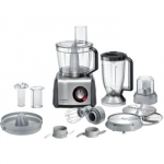 Bosch MC812M844 virtuvinis kombainas 1250 W 3,9 L Juoda, Nerūdijančiojo plieno