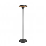 TunaBone | Electric Standing Infrared Patio Heater | TB2068S-01 | Patio heater | 2000 W | Number of power levels 3 | Suitable for rooms up to 20 m&sup2; | Black | IP45