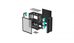 Deepcool | Case | CC560 V2 | Black | Mid-Tower | ATX PS2