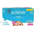 SCHESIR in cooking water Tuna - &scaron;lapias kačių maistas - 6 x 50 g