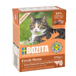 BOZITA Fresh Menu Sterilised Extra Chicken with beef - &scaron;lapias kačių maistas - 370g