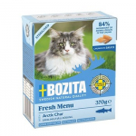 BOZITA Fresh Menu Sterilised Arctic char - &scaron;lapias kačių maistas - 370g