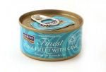 FISH4CATS Tuna fillet with crab - &scaron;lapias kačių maistas - 70g