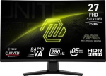 LCD Monitor|MSI|MAG 274CXF|27"|Gaming/Curved|Tilt|Matte|Panel VA|1920x1080|16:9|280 Hz|0.5 ms|Colour Black|MAG274CXF