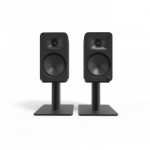 KANTO AUDIO 6" UNIVERSAL DESKTOP SPEAKER STANDS - BLACK (PAIR)