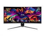 Monitor MAG 341CQP QD-OLED 34 inches/QD-LED/UWQHD/Curved/175Hz/Black