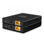 AV Prailgintuvas - LINDY Cat.6 HDMI 4K60 ir IR Prailgntuvas su PoC ir Loop Out Stiprintuvu, 50 m, Juodas