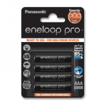 Panasonic Eneloop Pro BK-4HCDE/4BE | 4xAAA | 930mAh | NiMh | iki 500 kartų įkrovimų