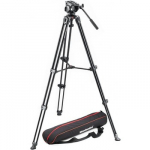 Manfrotto MVT502AM + MVH500A Tripod with fluid video head Lightweight with Side Lock