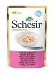 SCHESIR in jelly Chicken with ham - &scaron;lapias kačių maistas - 50 g