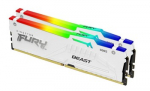 Kingston KF556C40BWAK2-32 32GB 5600MT/s DDR5 CL40 DIMM (Kit of 2) FURY Beast White RGB XMP | Kingston