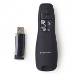 Gembird WP-L-12 belaidis valdymo pultas pristatymams RF Juoda