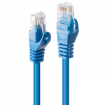 Tinklo Kabelis - LINDY Cat.6 U/UTP Tinklo Kabelis, RJ45, M/M, 250MHz, CCA, 2 m, Mėlynas