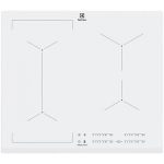 Electrolux, EcoTimer, plotis 59 cm, berėmė, balta - Įmontuojama indukcinė kaitlentė