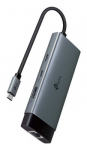 USB Hub - TP-Link UH6120C 6-Port HDMI Ethernet USB Type-C Hublis Pilkas