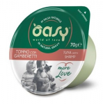 OASY More Love Tuna with shrimp - &scaron;lapias kačių maistas - 70g