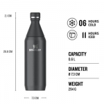 Stanley 1913 10-12069-024 gertuvė Kasdieniam naudojimui 0,6 ml Nerūdijančiojo plieno Juoda