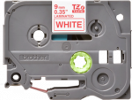 BROTHER TZE222 9 RED ON WHITE