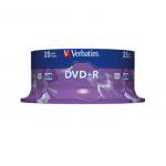Verbatim DVD+R AZO Matt Silver 4.7 GB, 16 x, 25 Pack Spindle