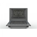 Bosch | Cooker | HKR39A250U | Hob type Vitroceramic | Oven type Electric | Stainless steel | Width 60 cm | Electronic ignition | Grilling | LED | Depth 60 cm | 66 L