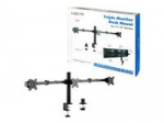 LOGILINK BP0107 Triple monitor mount 17&ndash;27inch arm length adjustable