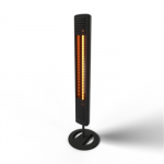 Mill | Outdoor Heater | OH2000ULGPFLOOR | Patio heater | 2000 W | Black | IP65