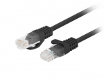 LANBERG Patchcord Cat.6 UTP 0.5m black 10-pack