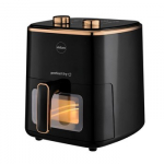 ELDOM FRITTA fat-free fryer capacity 5.0 l adjustable temp. clock 1500 W Vienas 5 L Autonominės Kar&scaron;to oro gruzdintuvė Juoda