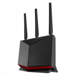 Asus RT-BE86U Wireless Wifi 7 Dual Band Gigabit Router | 802.11be | 6800 Mbit/s | Ethernet LAN (RJ-45) ports 5 | Mesh Support Yes | MU-MiMO No | 4G/5G | Antenna type External/Internal