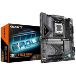 Gigabyte X870 EAGLE WIFI7 | Processor family AMD | Processor socket AM5 | DDR5 DIMM | Supported hard disk drive interfaces SATA, M.2 | Number of SATA connectors 4