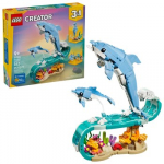LEGO CREATOR 3 I&Scaron; 1 31385 Jūros gyvūnai: gražūs delfinai