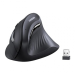 Vertical wirelees mouse BT 2.4G MU008 black