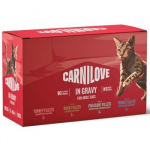CARNILOVE Cat Pouch Gravy Box - drėgnas pa&scaron;aras katėms - 12x85g