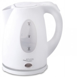 Adler | Kettle | AD 1207 | Standard | 2000 W | 1.5 L | Plastic | 360&deg; rotational base | White