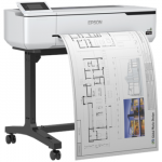 Epson SureColor SC-T3100 didelio formato pradinio lygio spausdintuvas leidžia vartotojams spausdinti detalius techninius ir CAD brėžinius iki 24 col.