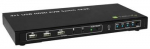 TECHLY 028702 4-port HDMI/USB KVM switch 4x1 with audio