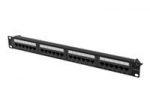 LANBERG patch panel 24 port 1U cat.6A UTP black