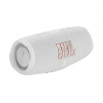 JBL Charge 5 balta bevielė mobili Bluetooth v5.1 kolonėlė | Galia: 40W | Vandeniui ir dulkėms atsparus dizainas | Patvarus, gumuotas korpusas | Iki 20 val. grojimas