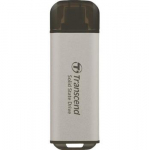 TRANSCEND ESD300S 512GB External SSD USB 10Gbps Type C Silver