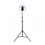 Havit ST7026 - trikojis su RGB &scaron;viesos žiedu, juodas