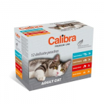 CALIBRA Cat Premium Adult - &scaron;lapias kačių maistas - 12x100g