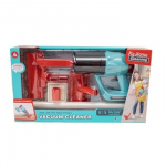 Battery operated vertical vacuum cleaner