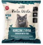PAN MIĘSKO Kocia Uczta Chicken with fish - sausas kačių maistas - 50g