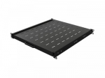 Sliding shelf for 19 inches rack cabinets 500mm black