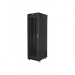 LANBERG free standing rack 19inch cabinet 42U 600x800 mesh door LCD flat pack black