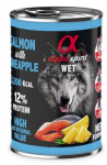 ALPHA SPIRIT WET La&scaron;i&scaron;a su ananasu - drėgnas maistas &scaron;unims - 400g