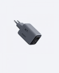 Wall Charger 67W 2xUSB-C, 1xUSB, PD GaN By Aukey Dark Grey