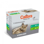 CALIBRA Cat Premium Sterilised - &scaron;lapias kačių maistas - 12x100g